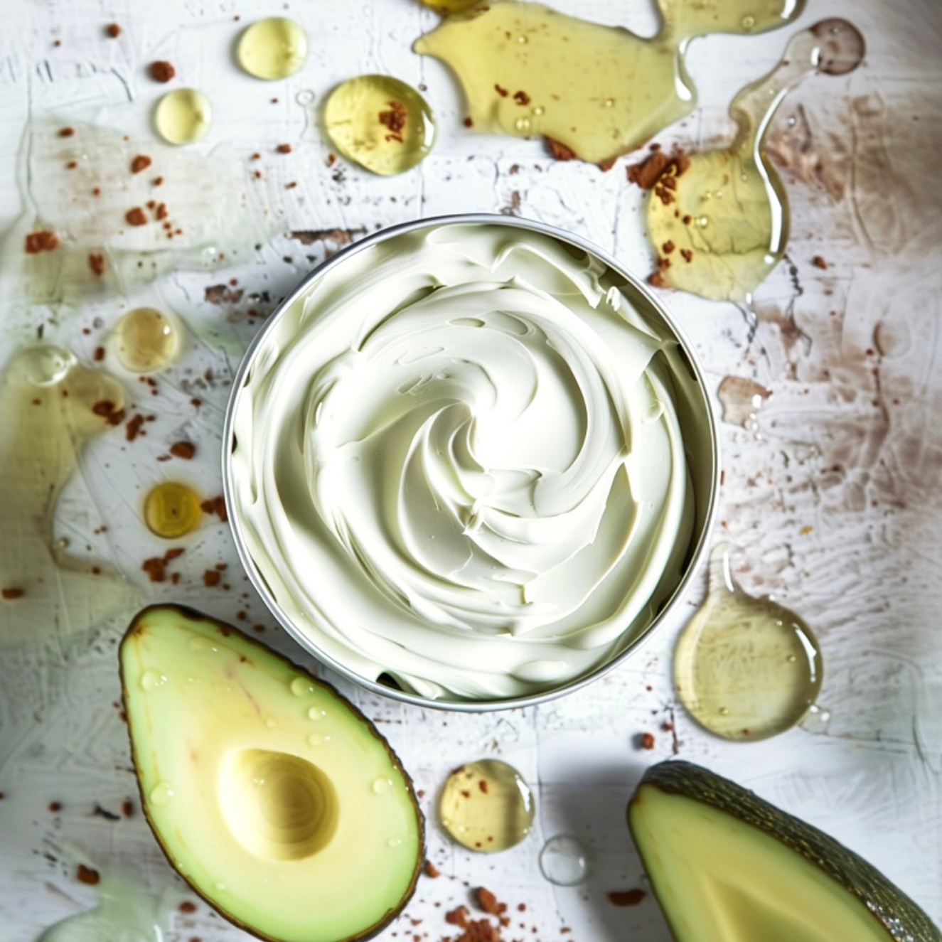 Organic Body Butter with Avocado and Argan Oil (Unscented) 150ml